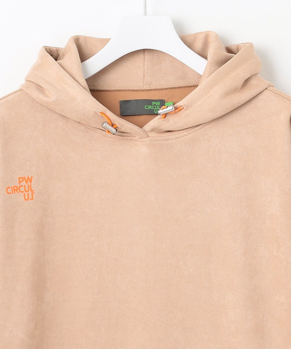 PW CIRCULUS 【MEN】スエード調 デタッチャブルフーディ 