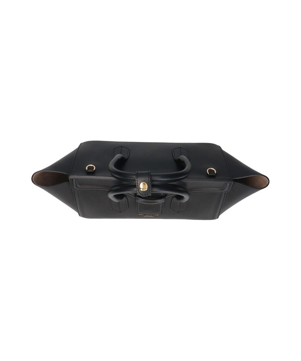 INTER-CHAUSSURES 【CHRISTIAN VILLA】レザーワイドハンドバッグ 