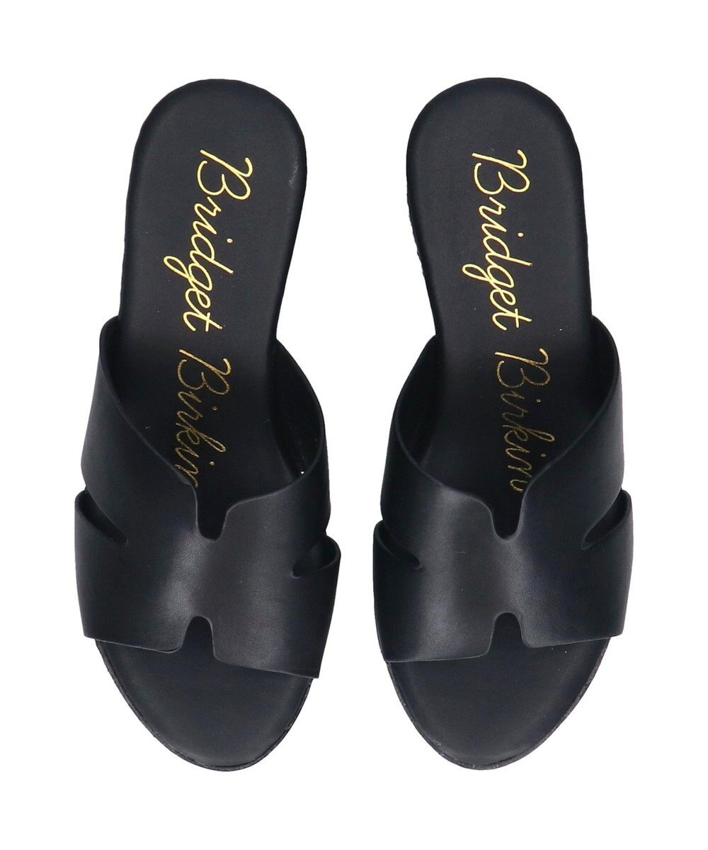 Bridget Birkin 【Bridget Birkin】サイドカットウェッジミュールサンダル 