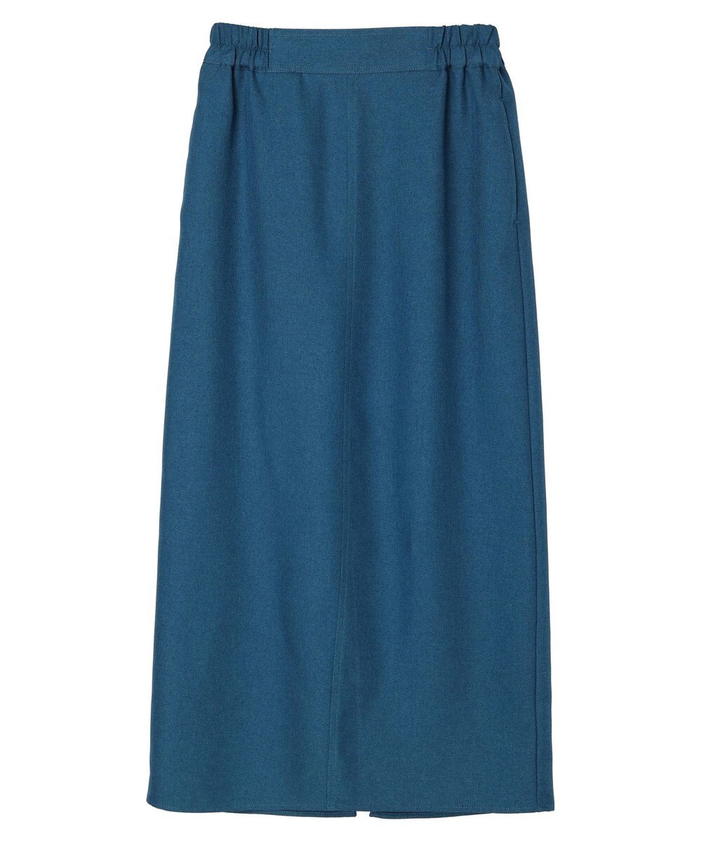 Green Parks 麻調Ｉラインスカート 