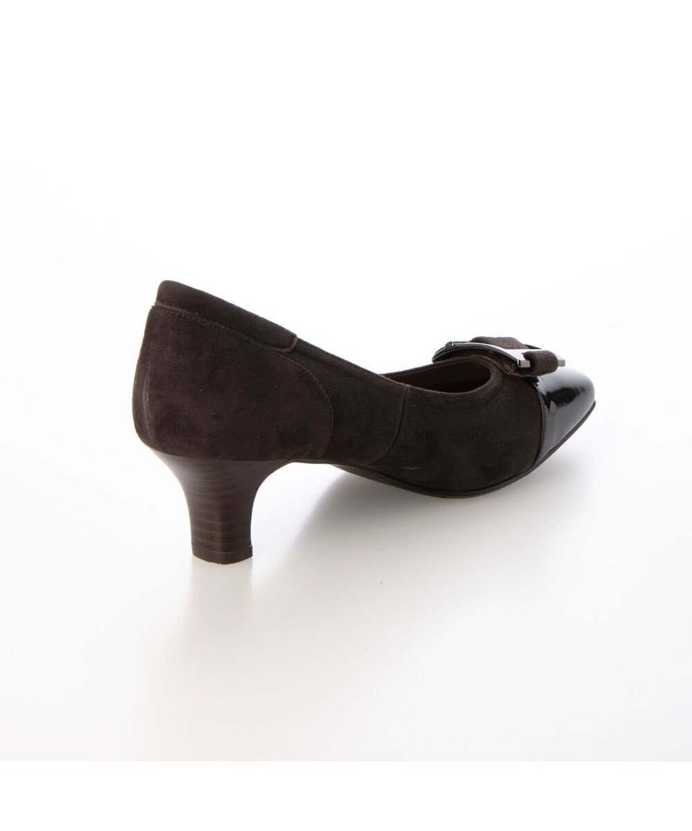 Riz raffinee <Riz raffinee>バックルモチーフコンビパンプス 