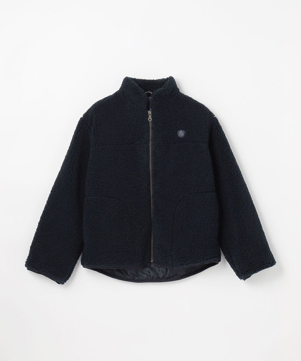 J.PRESS KIDS 【140-170cm】スタンドカラー ボア ブルゾン 