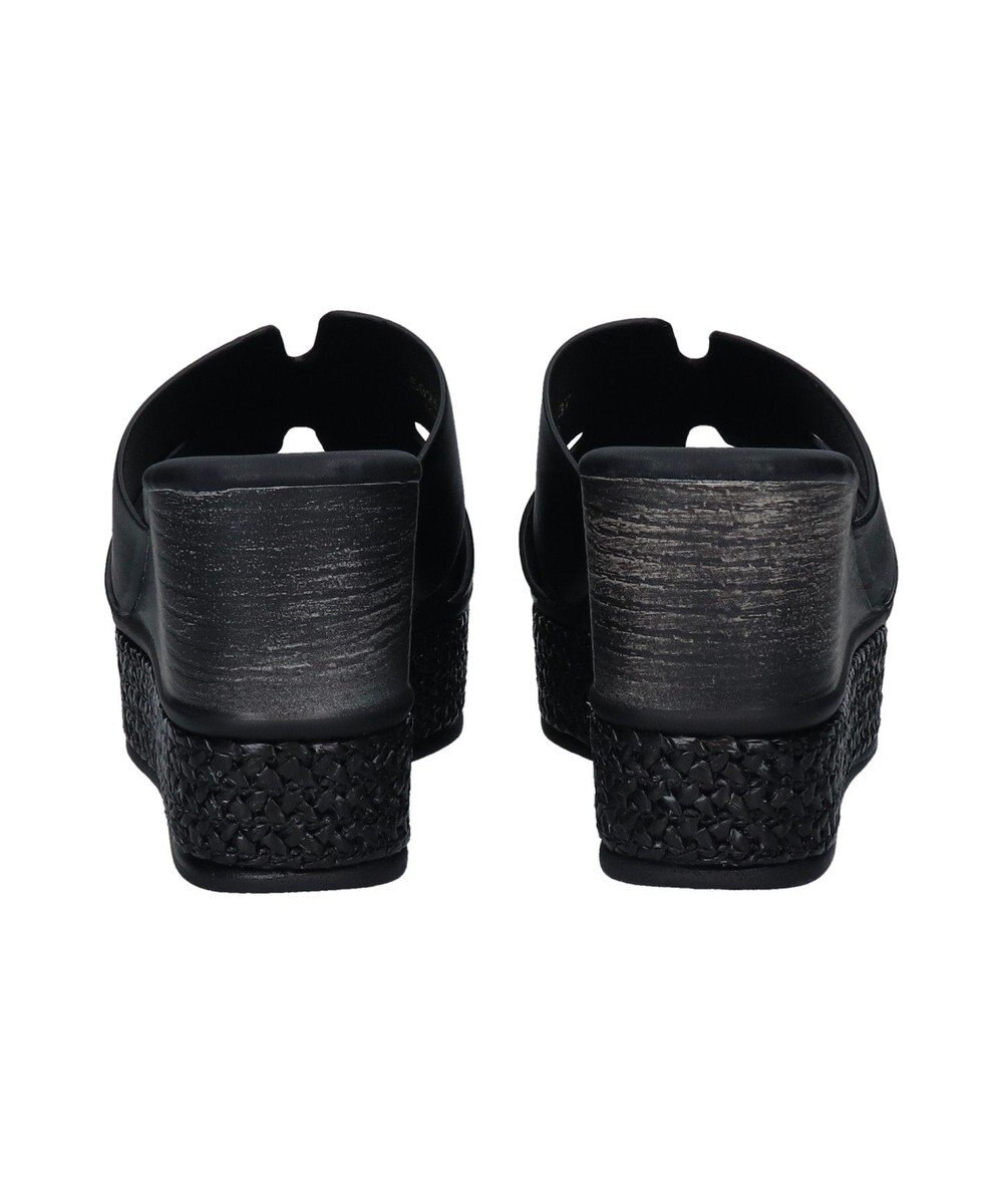 Bridget Birkin 【Bridget Birkin】サイドカットウェッジミュールサンダル 