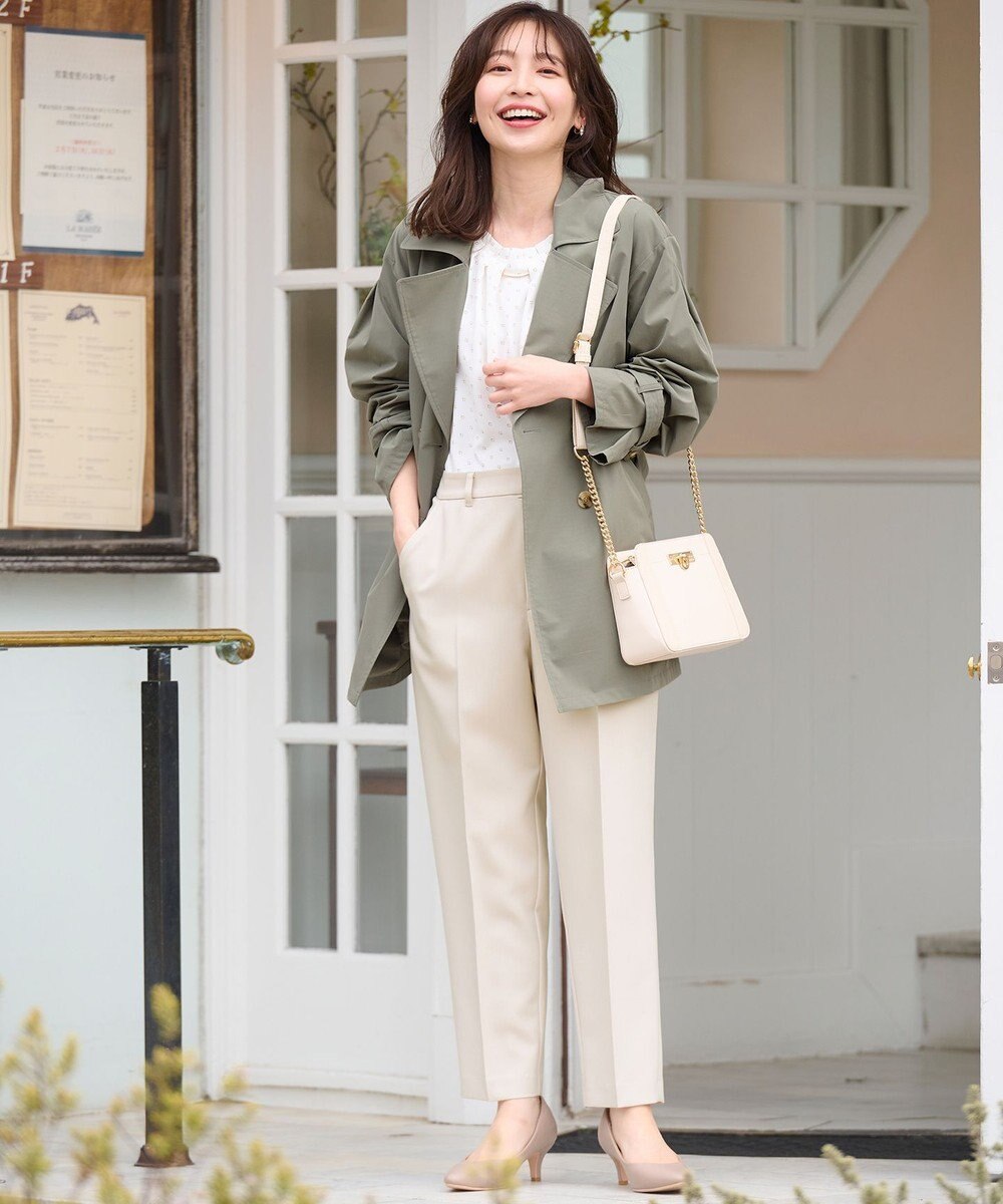 ANY SIS 【洗える】フロントタック ブラウス 