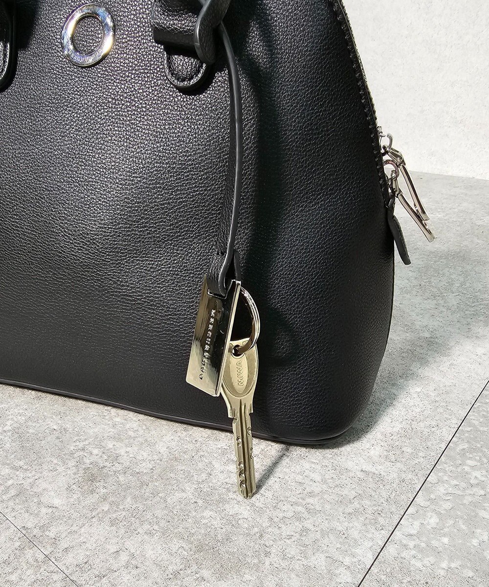 style code 【MERCURYDUO/マーキュリーデュオ】メタルアイレット　ハンドバッグ 