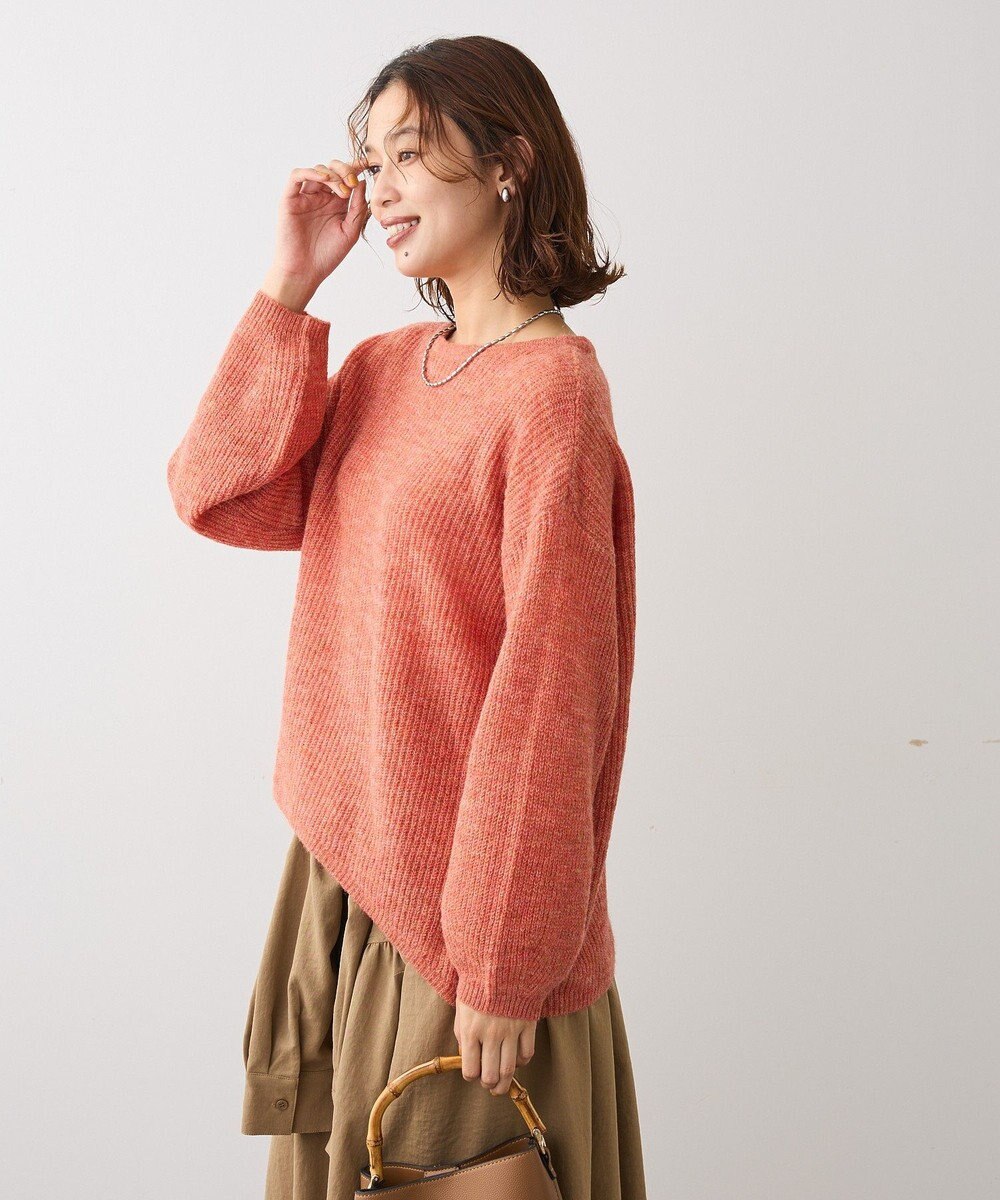 Green Parks シアーゆったりニットプルオーバー 