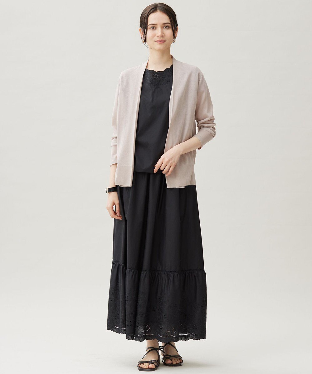 自由区 【接触冷感・UVケア・洗える】ファンクショナル カーディガン 