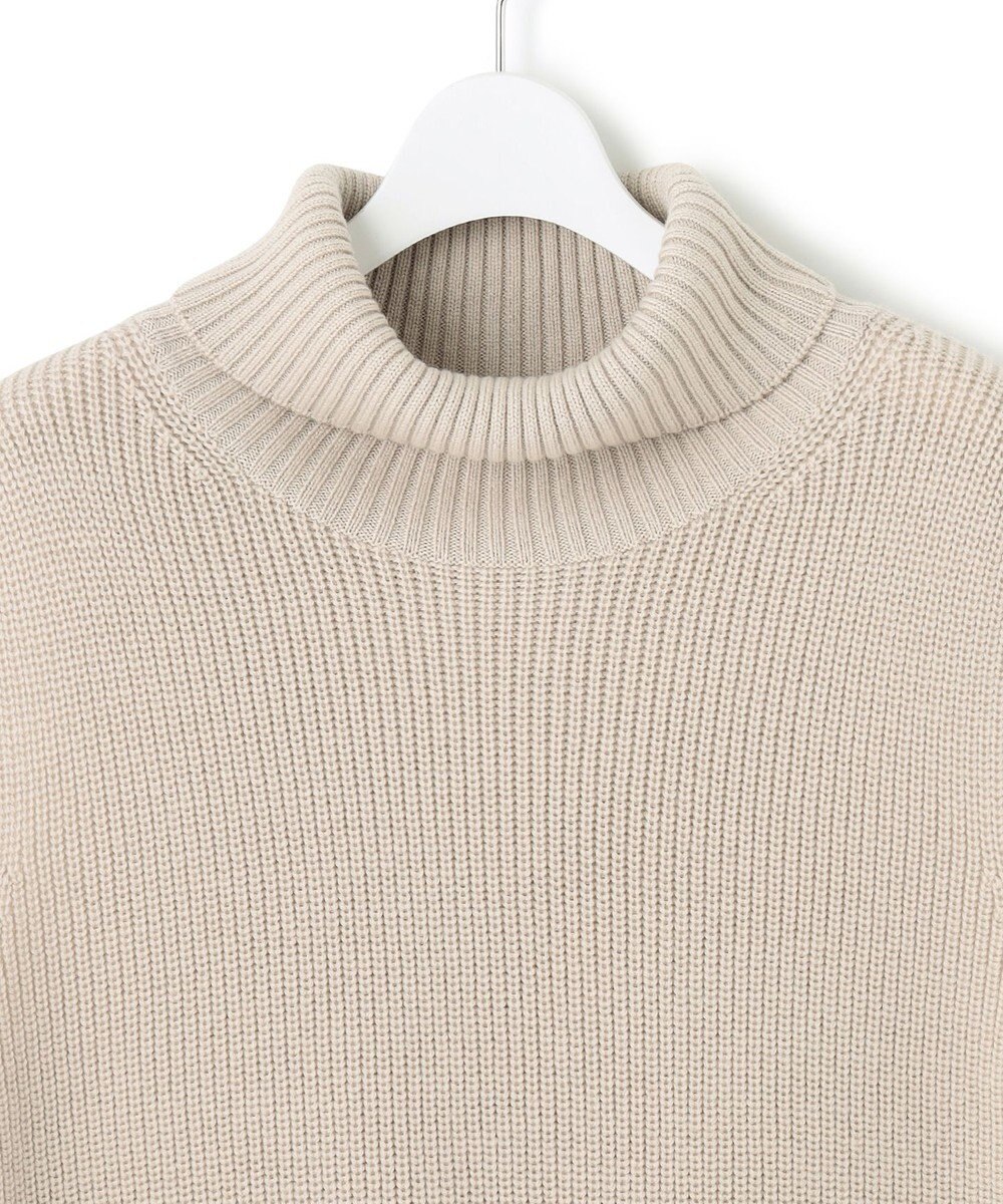 23区 【洗える】ウールコード タートルネック ニットベスト 