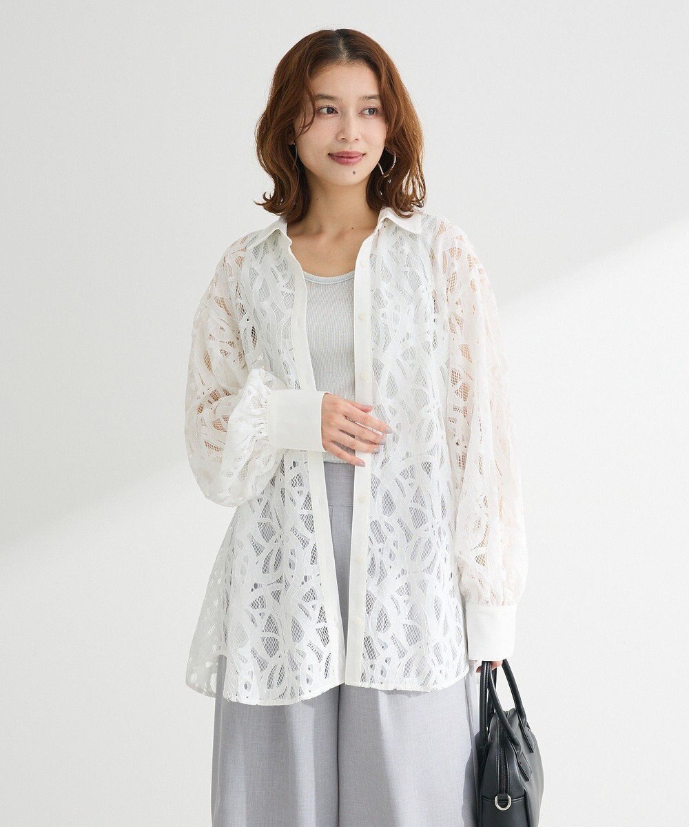 Green Parks ・ＥＬＥＮＣＡＲＥ　ＤＵＥ　総レースブラウス 