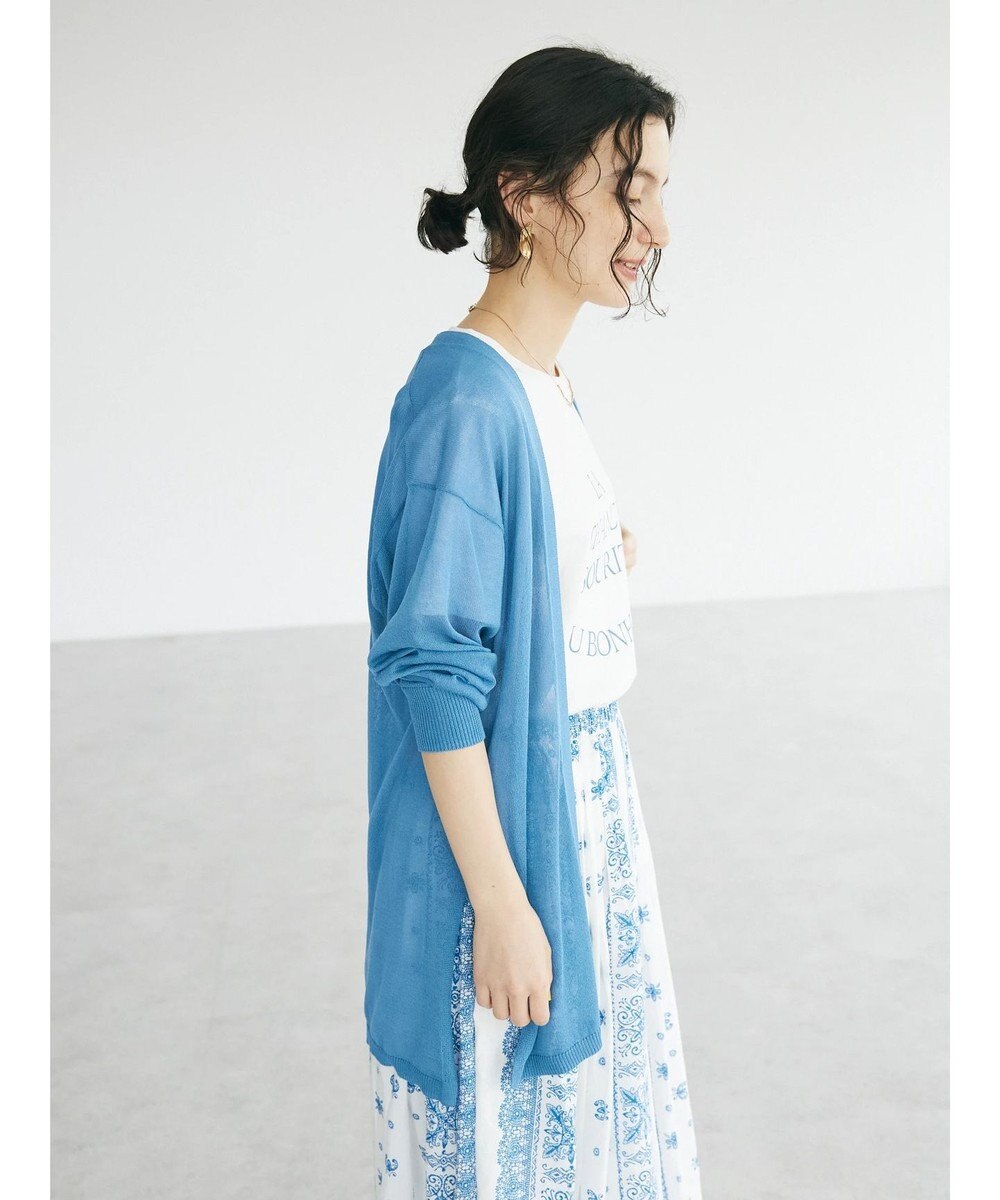 CRAFT STANDARD BOUTIQUE シアーニットトッパーカーディガン 