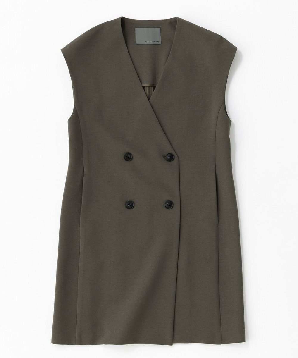 uncrave 【UVカット・接触冷感】ウォッシャブルドライサップ ジレ 