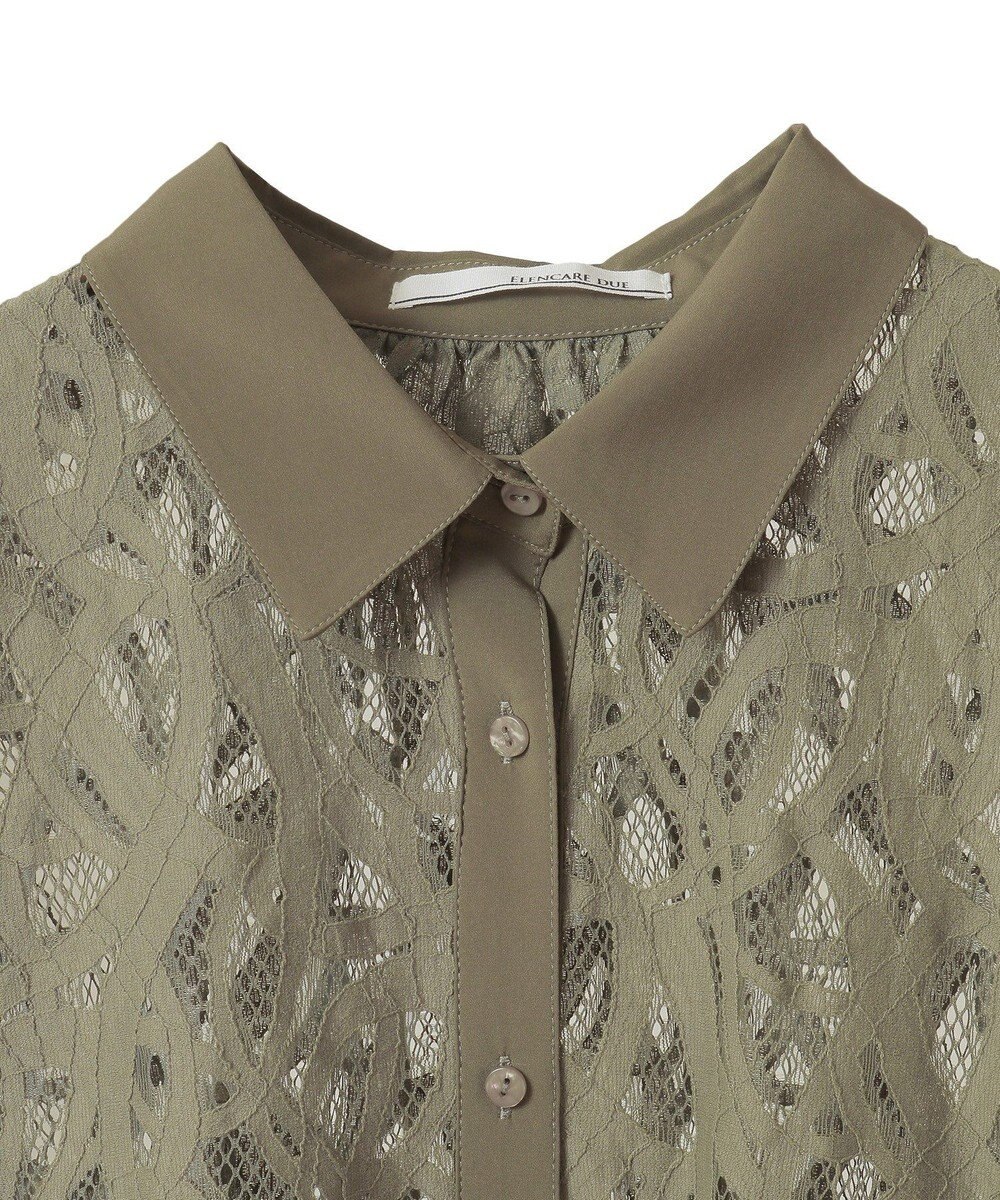 Green Parks ・ＥＬＥＮＣＡＲＥ　ＤＵＥ　総レースブラウス 