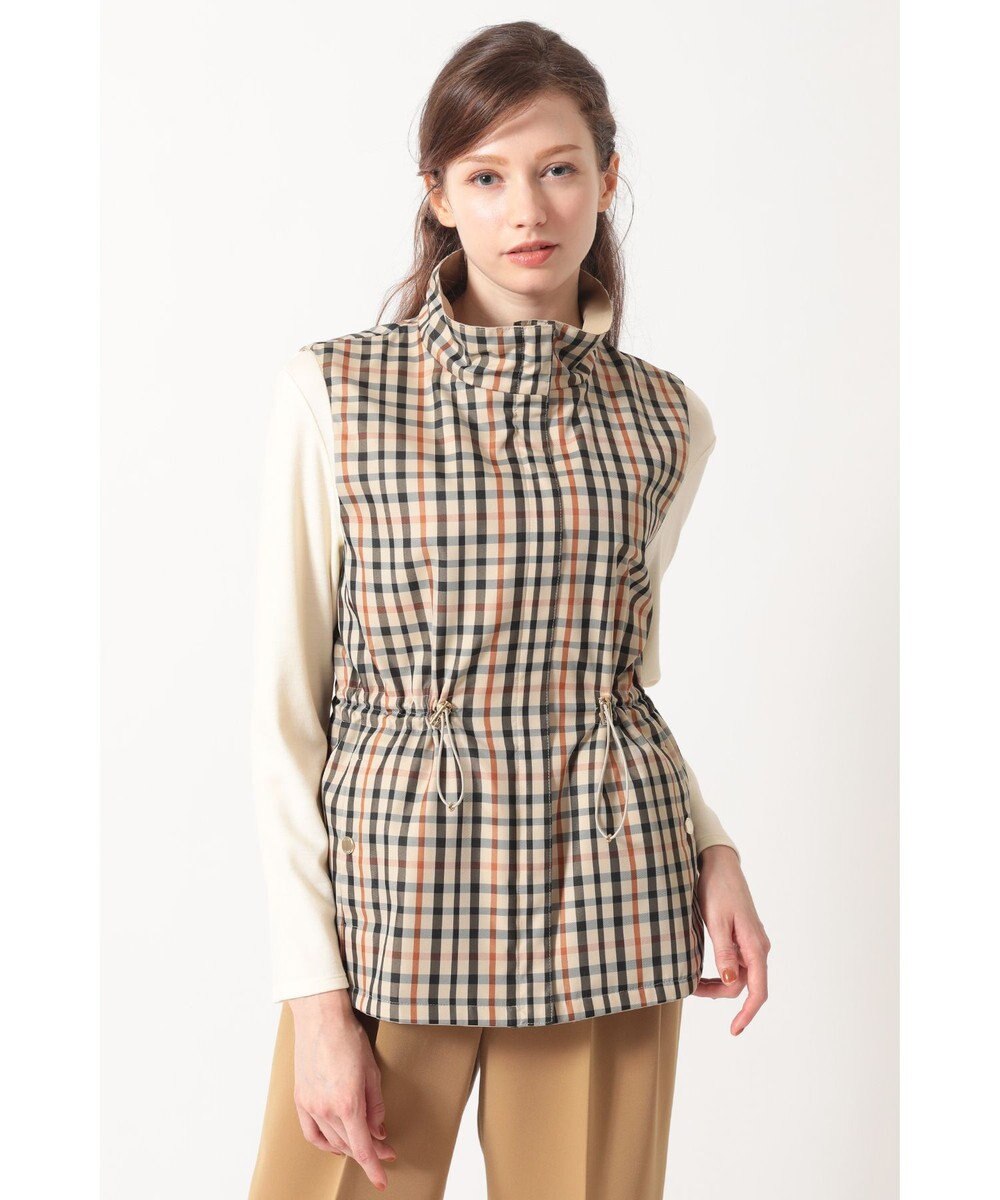 DAKS リバーシブル ハウスチェックベスト 