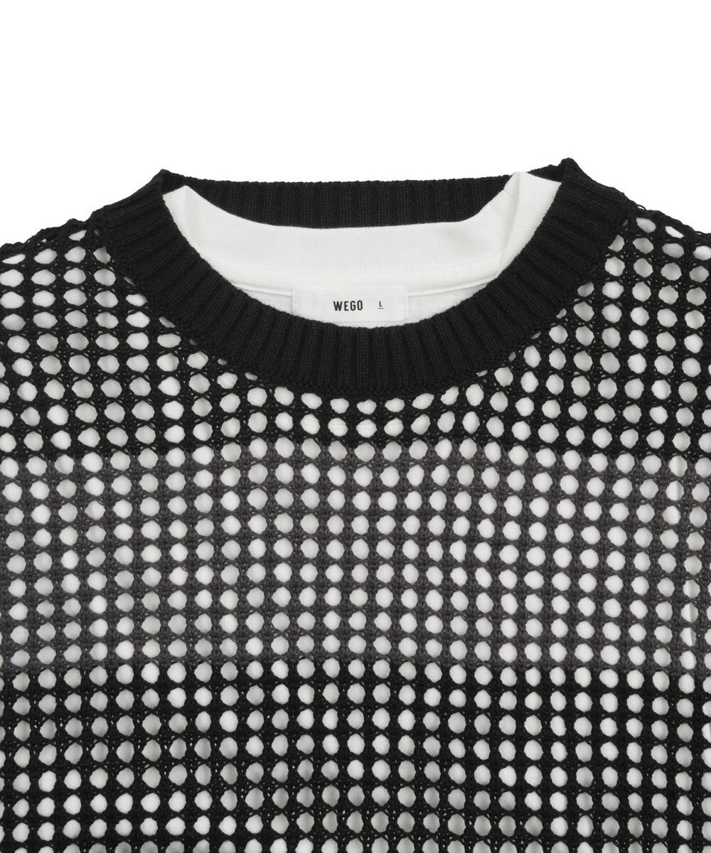 WEGO 【３点SET】アンサンブルメッシュニットプルオーバー（SS） 