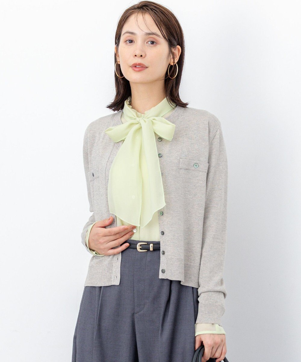 組曲 S ラメアンサンブル ニット 