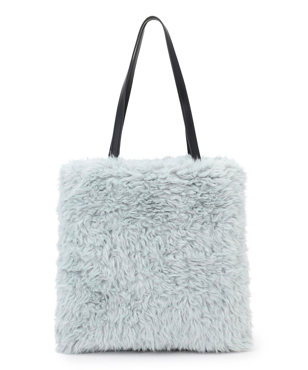 23区 フェイクファー トートバッグ 