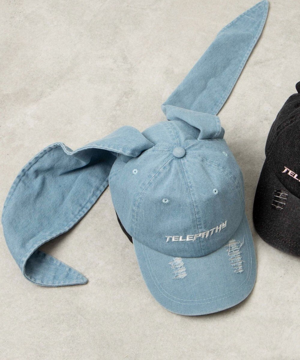 WEGO うさ耳デニムキャップ 