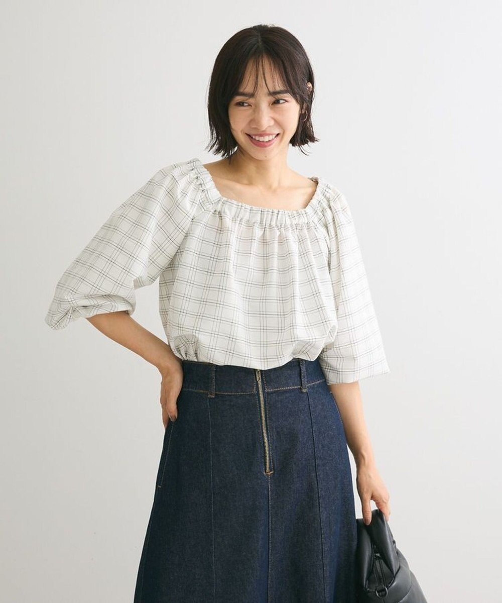 Green Parks ２ｗａｙバルーンスリーブブラウス 