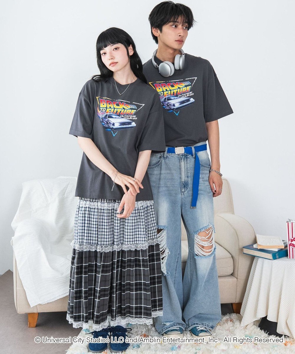 WEGO 【ミニオン / E.T. / バック・トゥ・ザ・フューチャー / デロリアン/ユニセックス着用ITEM/SMLサイズ展開】キャラクターズグラフィックT3（SS） 