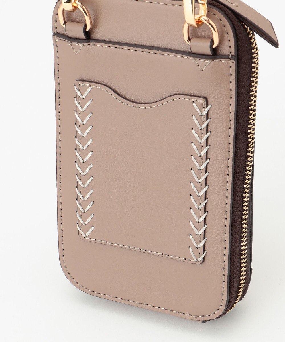 LA BAGAGERIE 【veganview】v piece mesh smartphone shoulder bag 