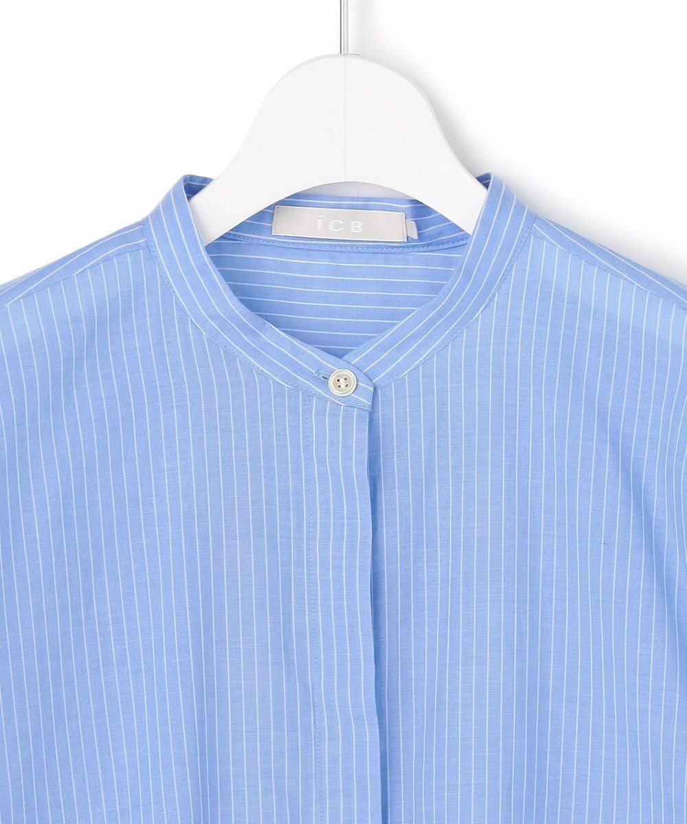 ICB L ソフトコットンローン シャツブラウス 