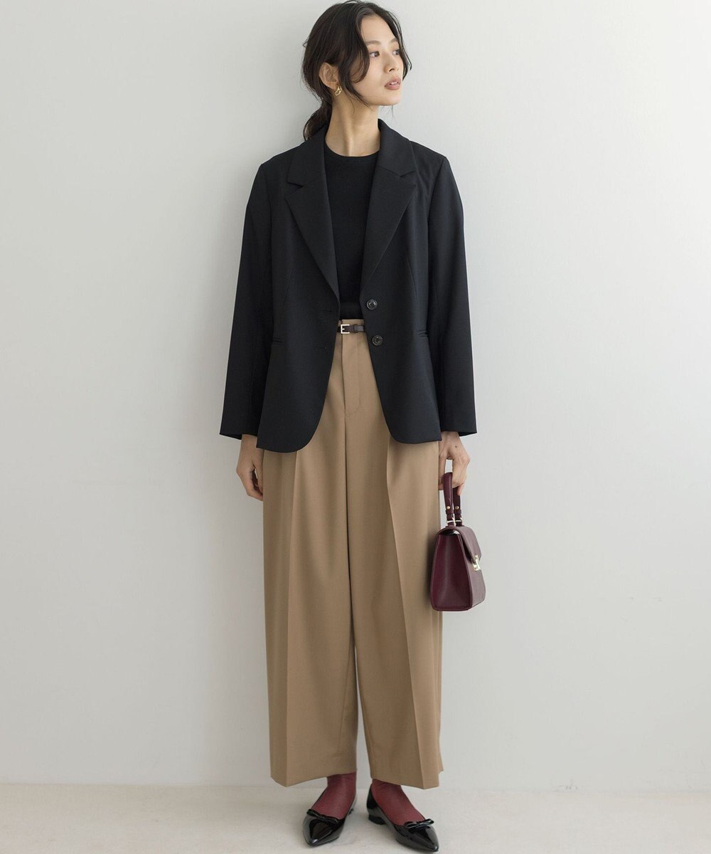 組曲 L 【加藤ローサさん着用】ハンサムツイルカーヴィーパンツ 