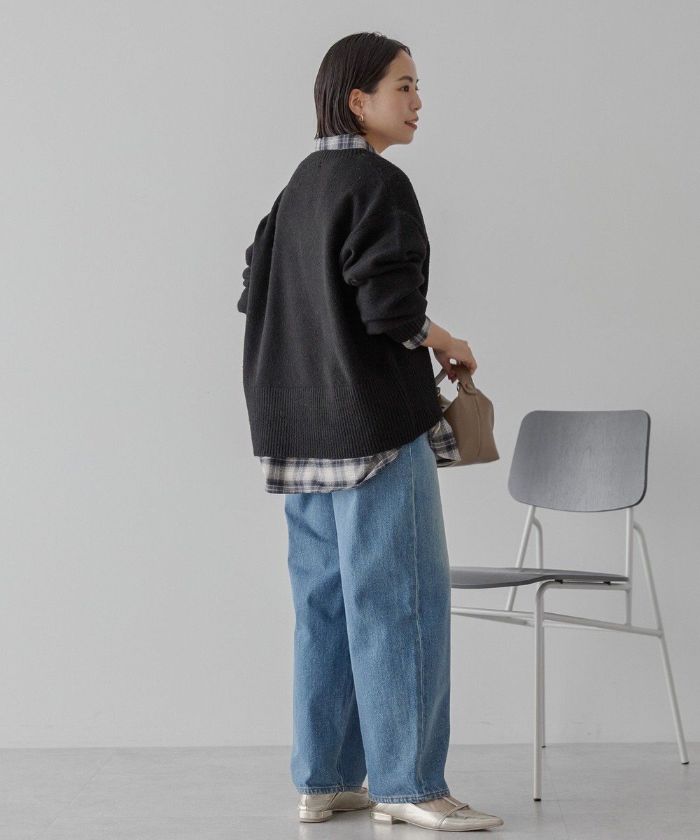 AMERICAN HOLIC ワイドリブVネックプルオーバー 