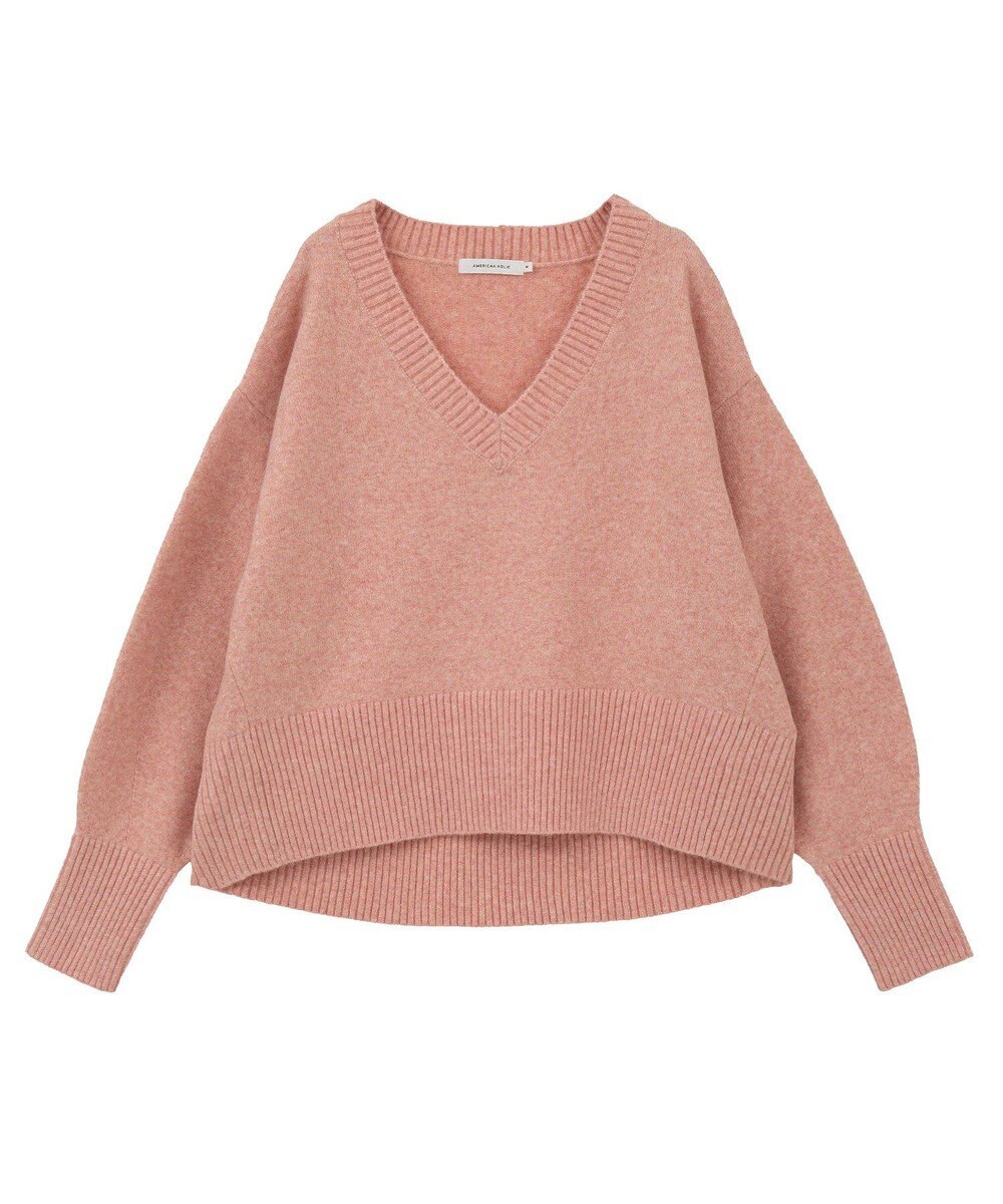 AMERICAN HOLIC ワイドリブVネックプルオーバー 