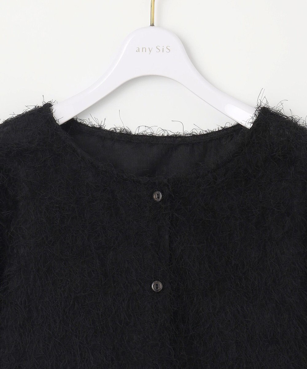 ANY SIS 【洗える】カットジャカード 羽織 