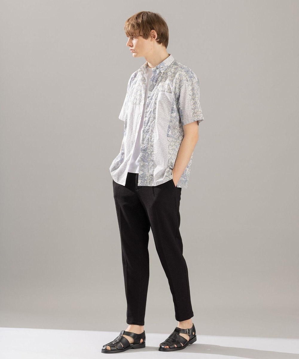 JOSEPH HOMME パッチワークリバティ 半袖シャツ 