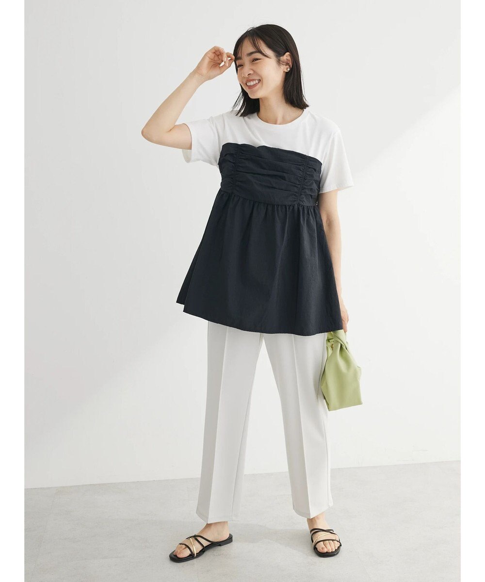 Green Parks ミディ丈ビスチェドッキングプルオーバー 