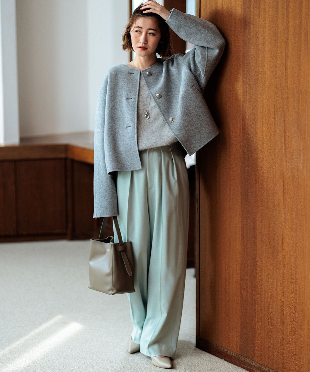 23区 S ウールカシミヤシャギー ニット 