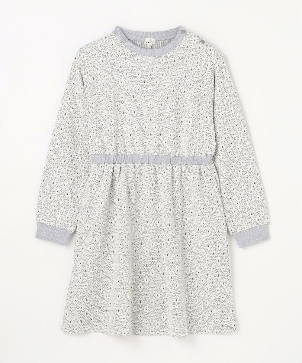組曲 KIDS 【150-160㎝】 フロストフラワージャガード ワンピース 