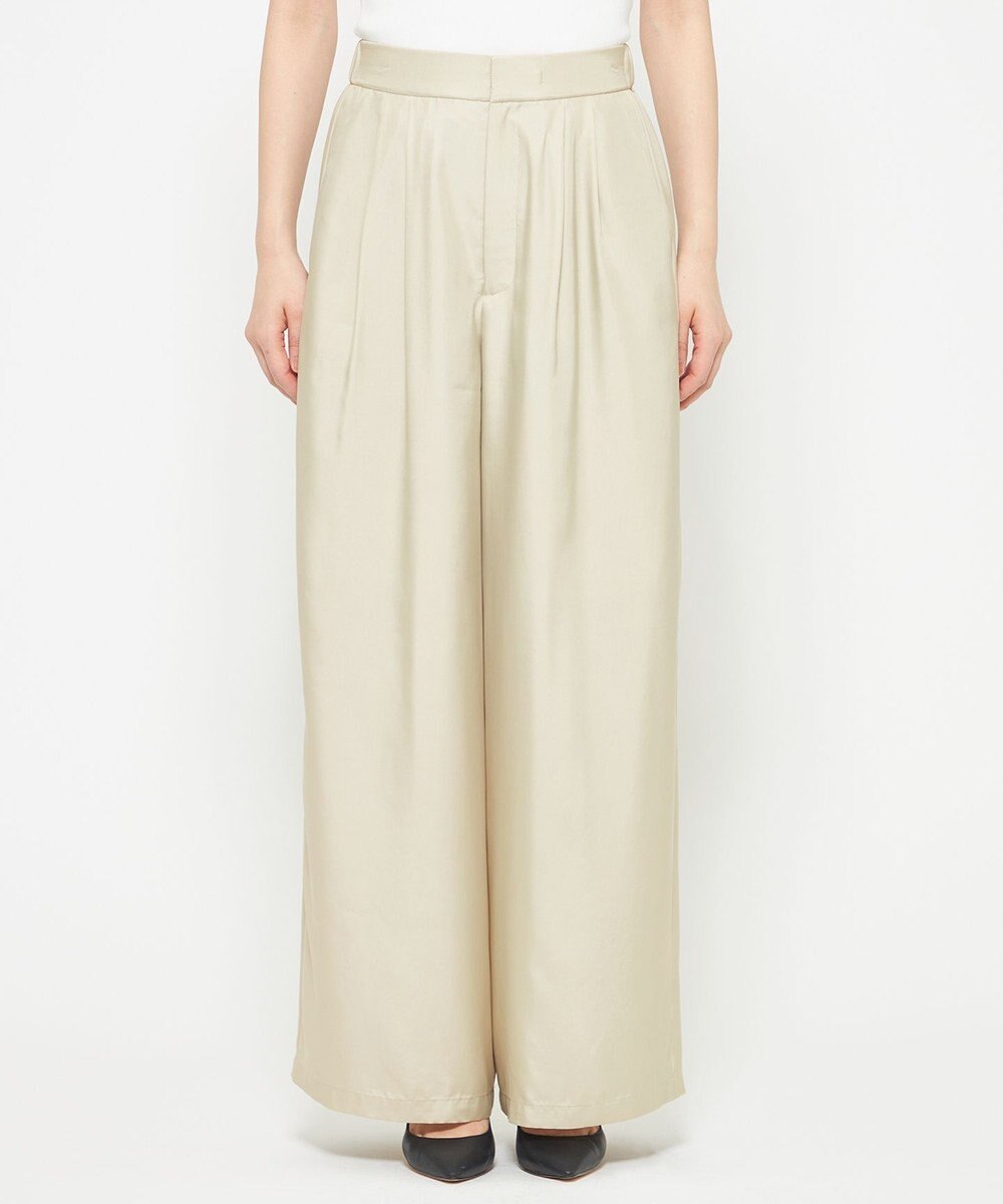 uncrave 【新色追加！】フィブリルシャンブレー ワイドパンツ 