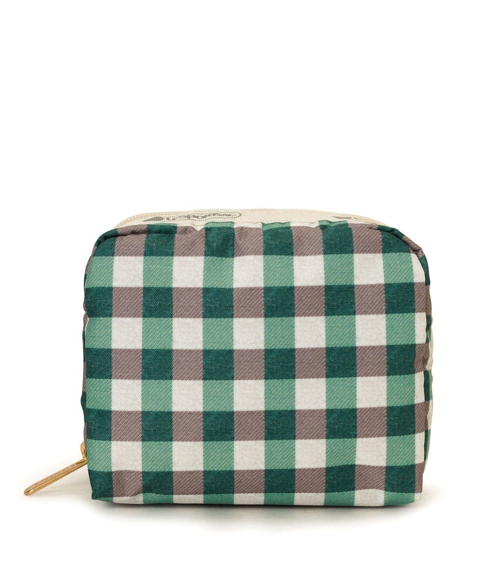 LeSportsac SQUARE COSMETIC/フォレストギンガム 