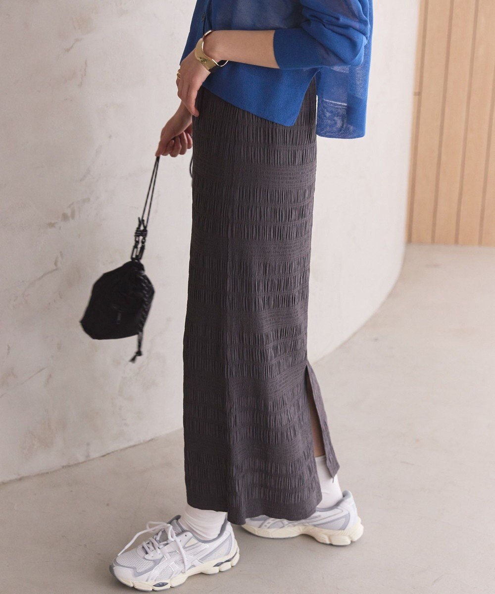 AMERICAN HOLIC シャーリングタイトスカート 