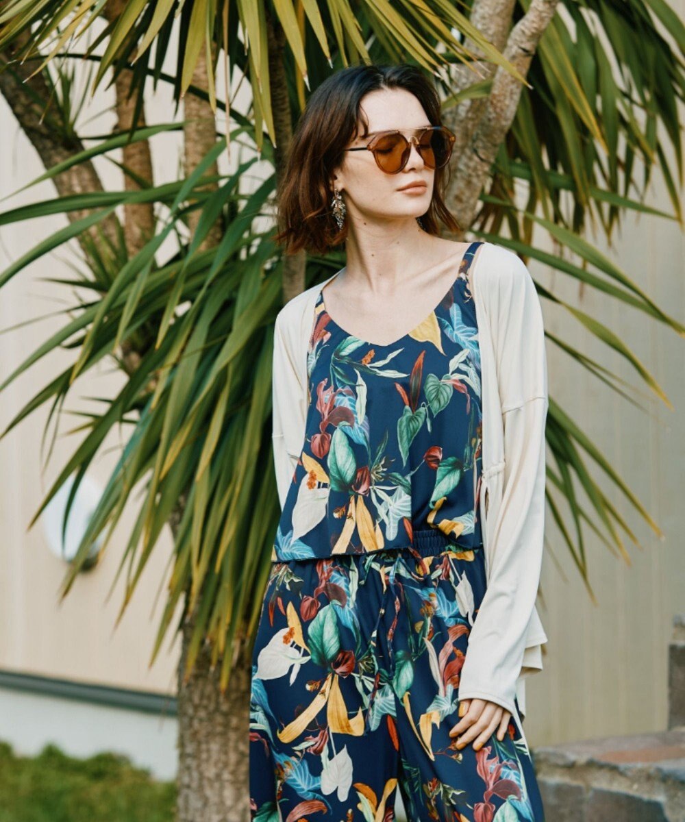 San-ai Resort（三愛水着楽園） ロングパンツセット　9M・11L　【Coral veil（コーラルヴェール）】 