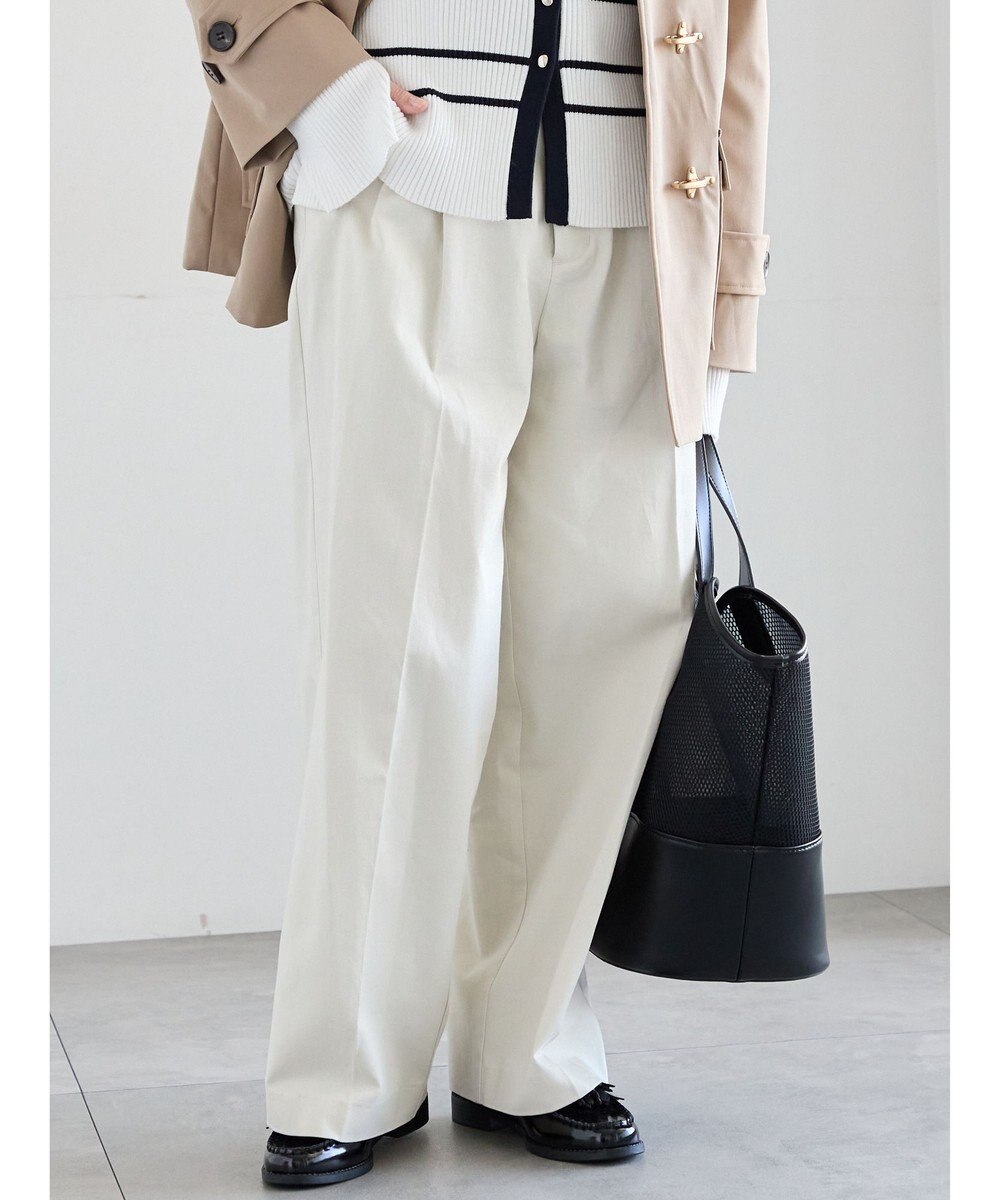 Te chichi ハイウエストワイドチノパンツ《2026 spring catalog item》 