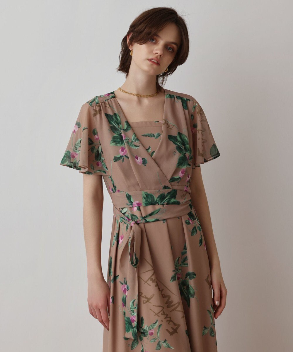 GRACE CONTINENTAL プリントセパレートワンピース 