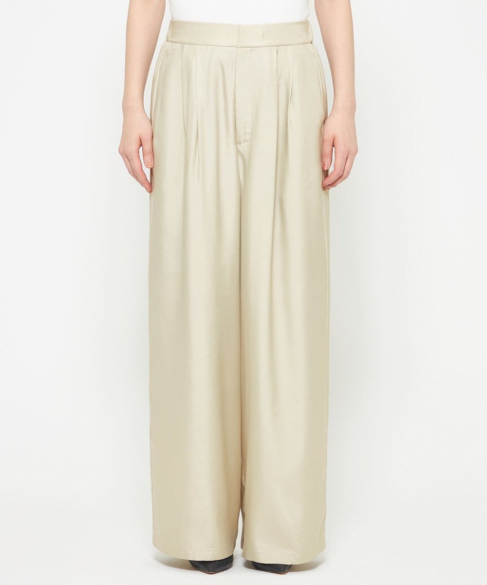 uncrave 【新色追加！】フィブリルシャンブレー ワイドパンツ 