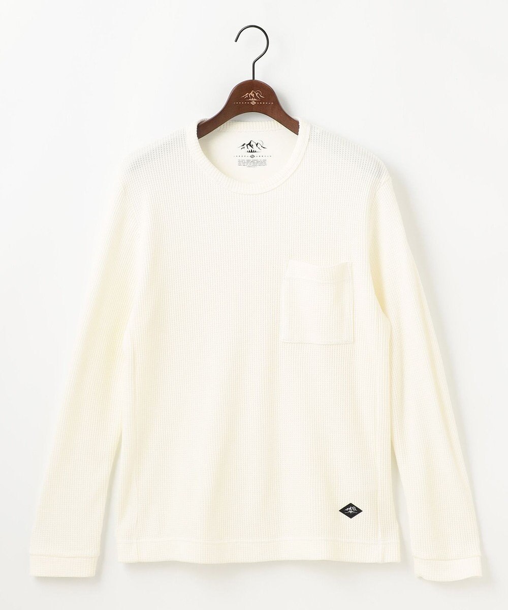 JOSEPH ABBOUD MOUNTAIN 【日本製/ソフト】ソフトウォームワッフル 長袖Tシャツ 