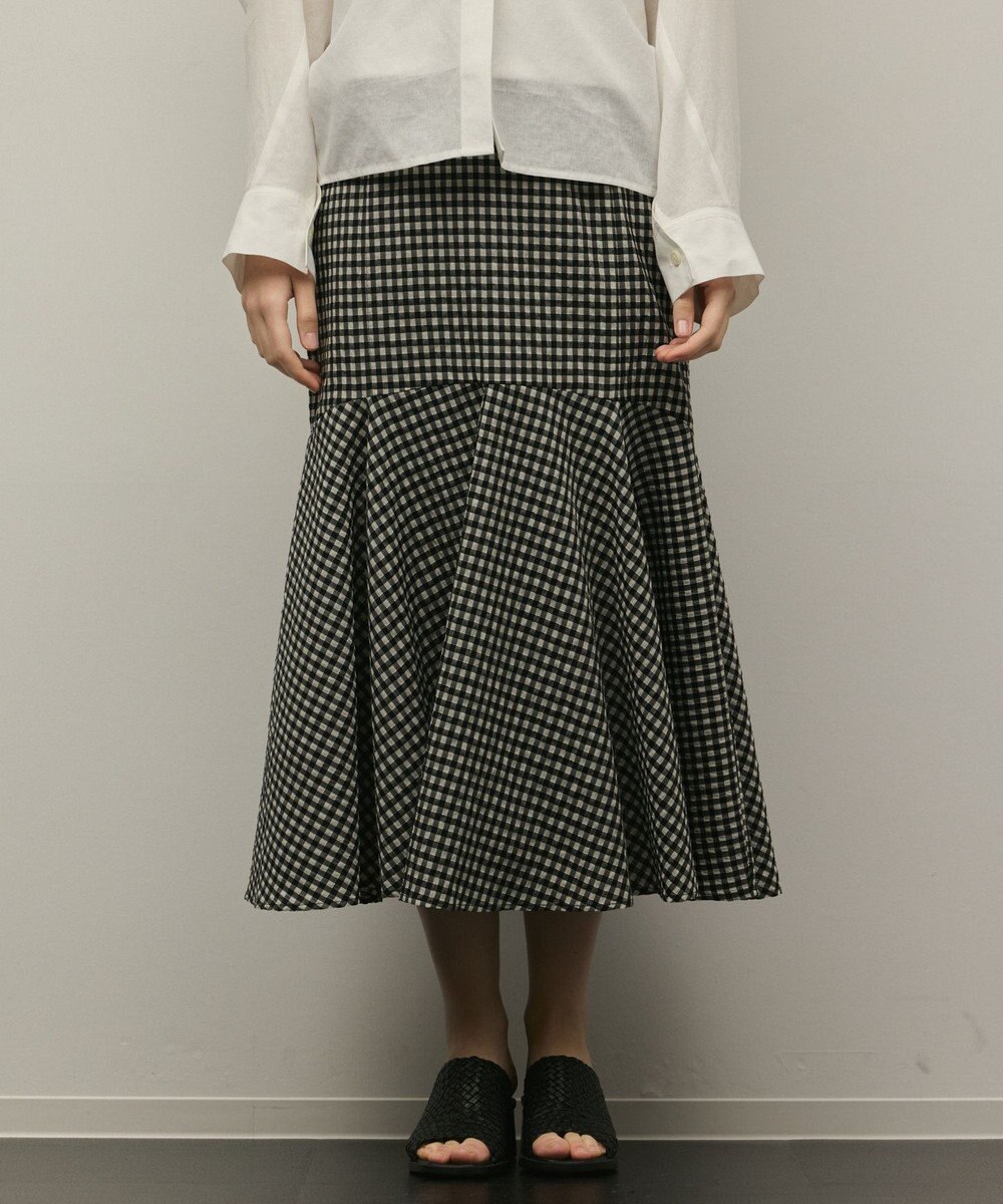 GRACE CONTINENTAL チェックマーメイドスカート 