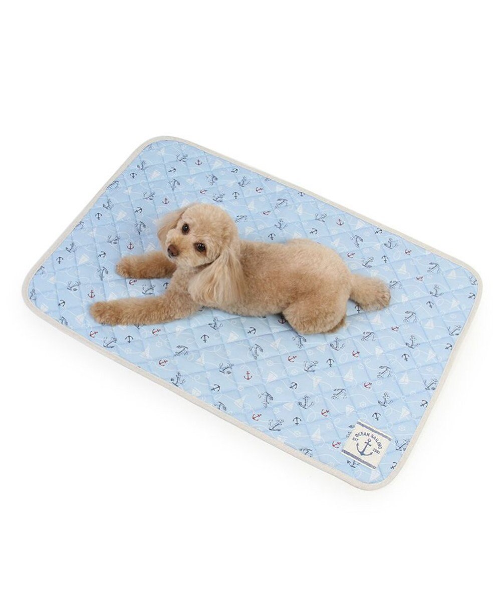 PET PARADISE ペットパラダイス クール マット 《マリン柄》 90×60㎝ 