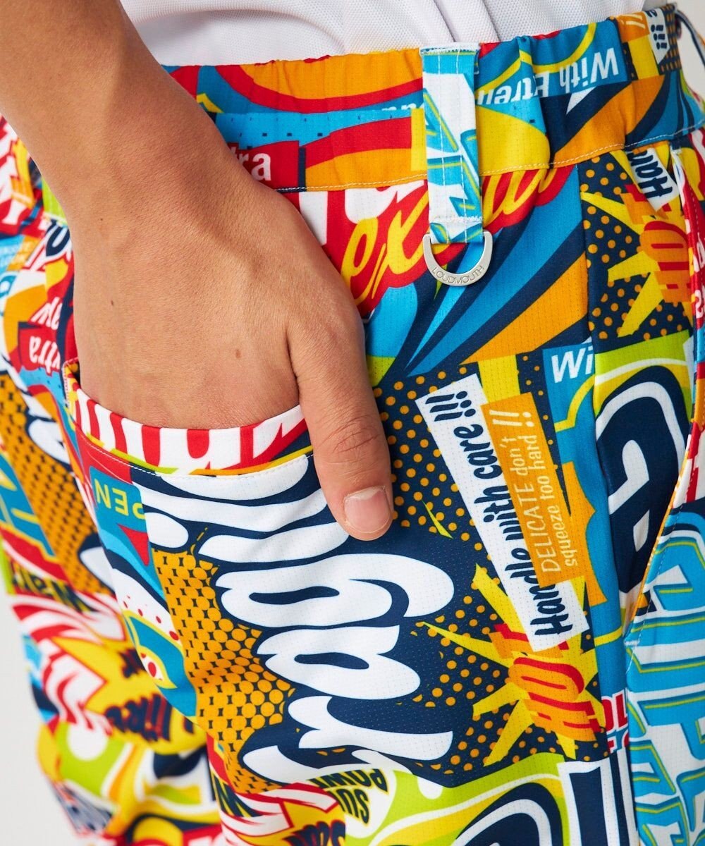 FILA GOLF／marie claire 【Loudmouth】柄ロングパンツ 