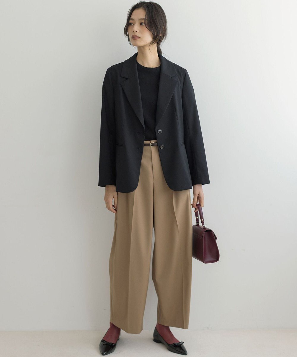 組曲 【加藤ローサさん着用】ハンサムツイルカーヴィーパンツ 