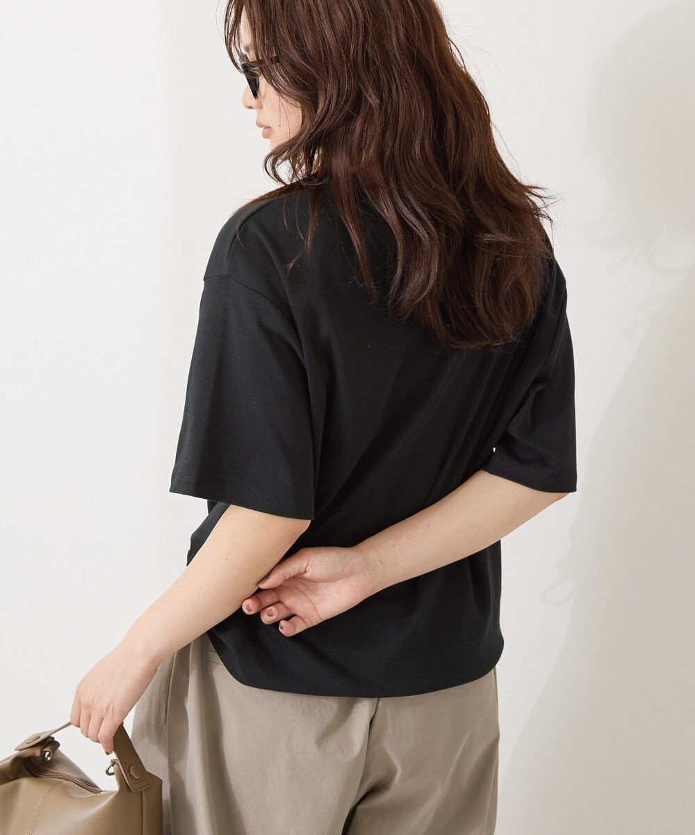 AMERICAN HOLIC 【接触冷感】スムースルーズクルーネックＴシャツ 