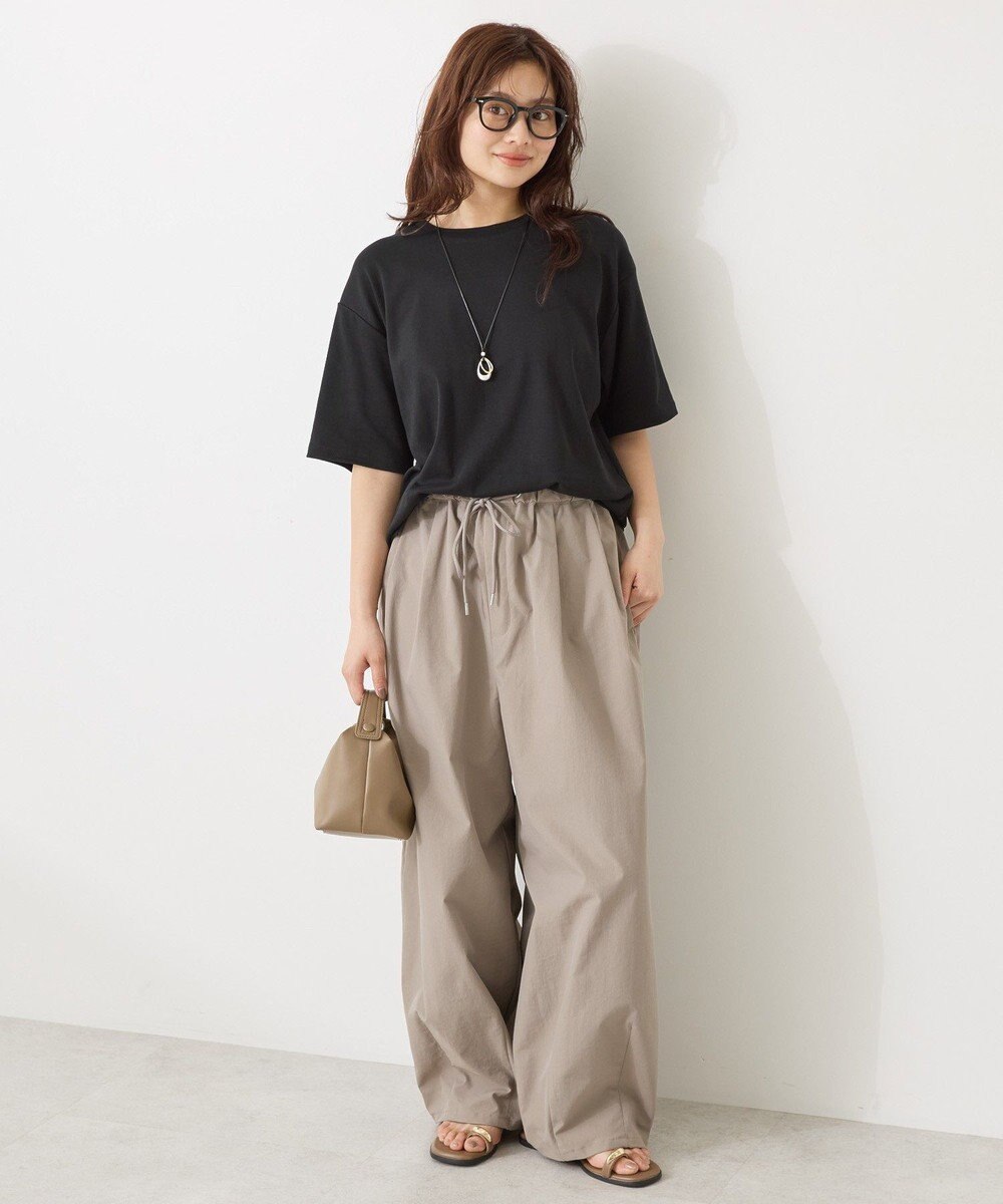 AMERICAN HOLIC 【接触冷感】スムースルーズクルーネックＴシャツ 