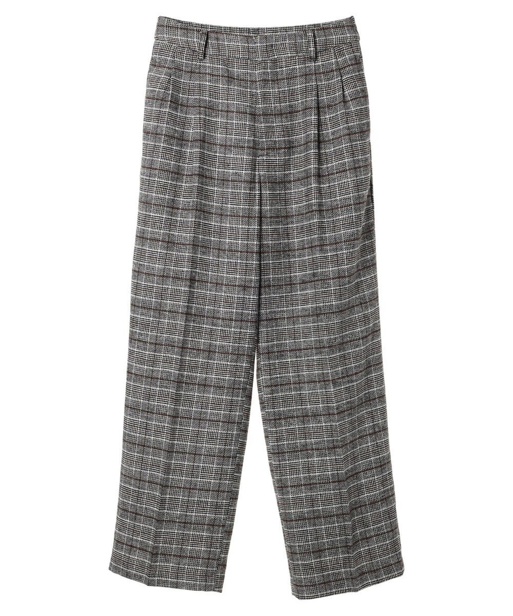 AMERICAN HOLIC ツイードタックワイドパンツ 