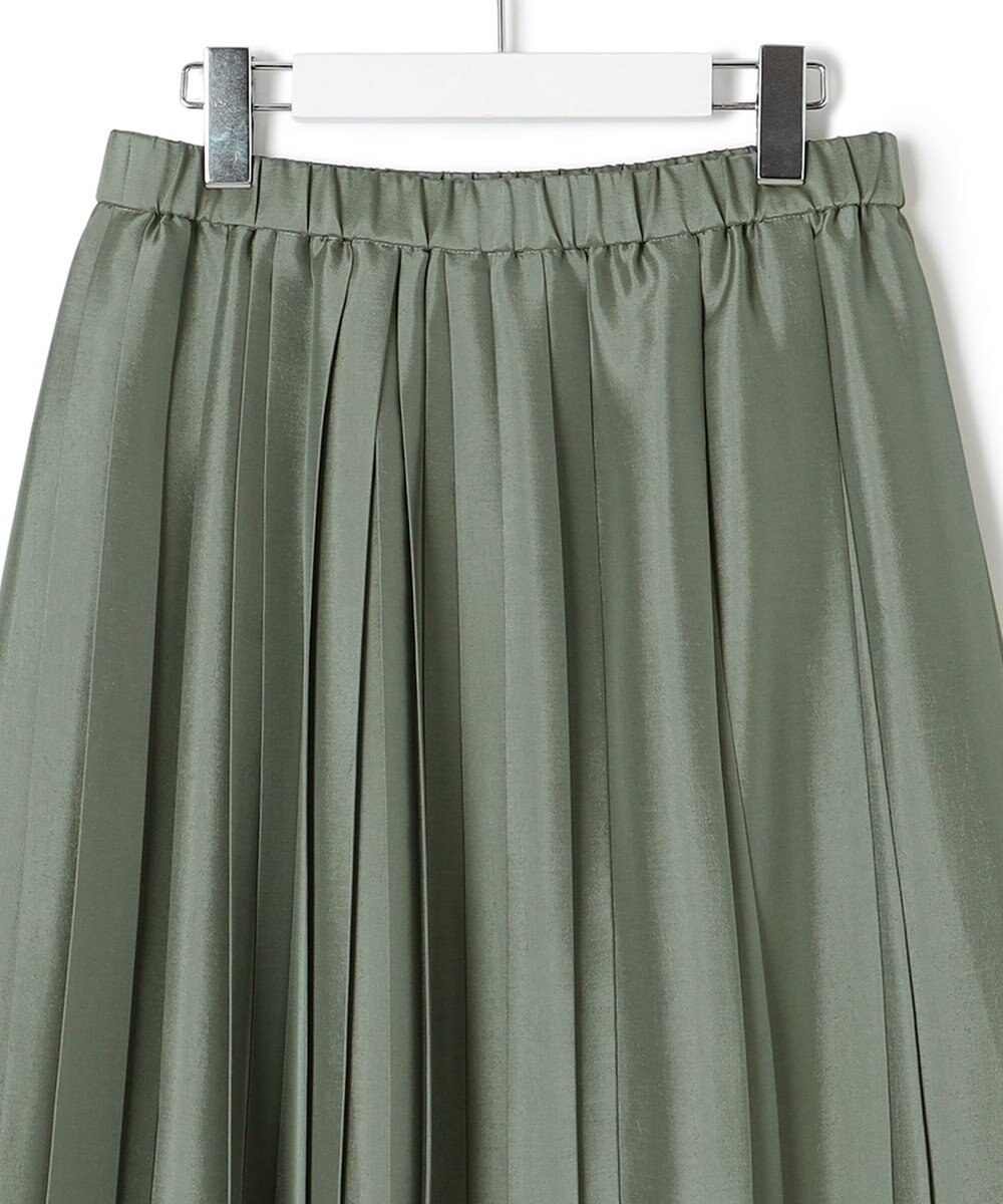 23区 【洗える】シアーコンビ プリーツ スカート 