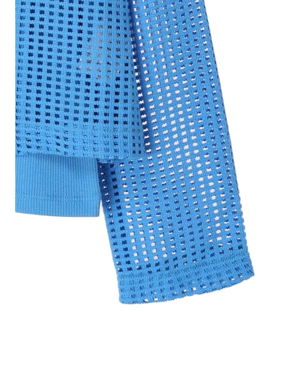 earth music&ecology ＳＥＴ２点メッシュカーディガン＋インナー 